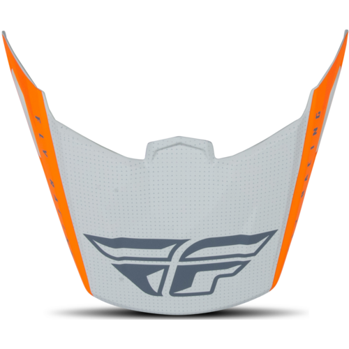 FLY Replacement Straight Peak for Kinetic Helmet Edge Matte Orange/Grey