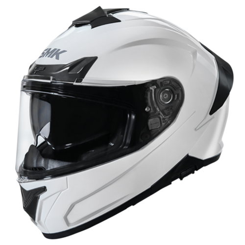 SMK Typhoon White GL100 Helmet [Size:XS]