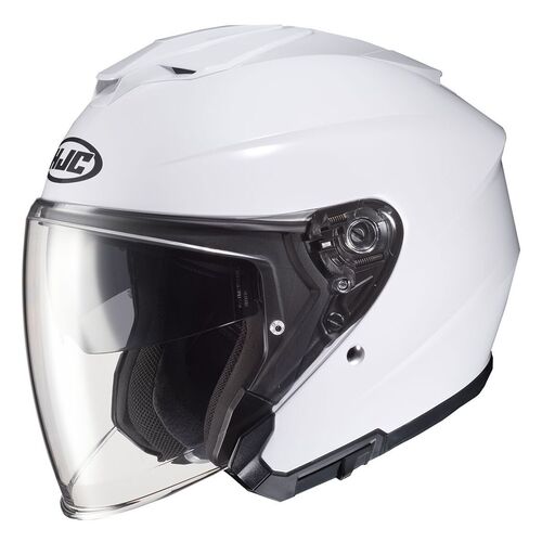 HJC I30 Metal Pearl White Helmet [Size:SM]
