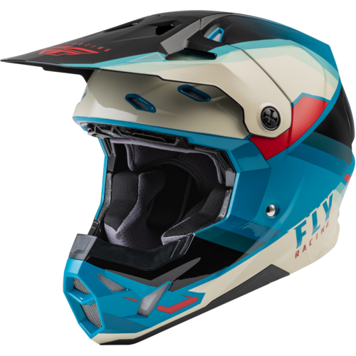 FLY Formula CP Rush Black/Stone/Dark Teal Helmet [Size:XS]