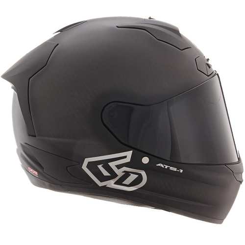 6D ATS-1R Solid Matte Black Helmet [Size:XS]