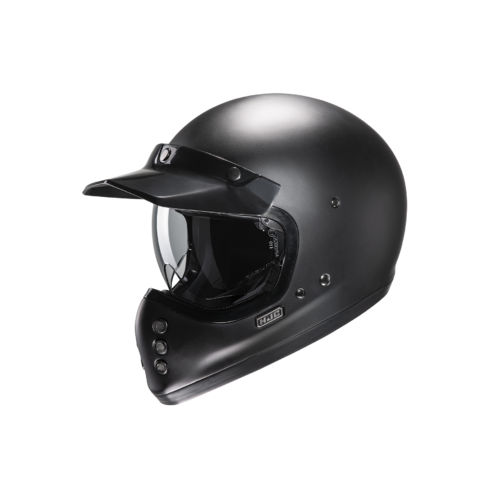 HJC V60 Solid Semi Flat Black Helmet [Size:XS]