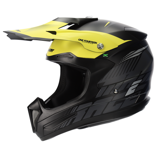 M2R X3 Origin PC-3F Matte Yellow Helmet [Size:XS]