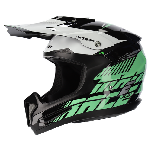 M2R X3 Origin PC-4 Gloss Mint Helmet [Size:MD]