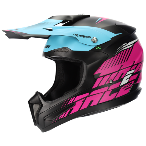 M2R X3 Origin PC-7F Matte Pink Helmet [Size:MD]
