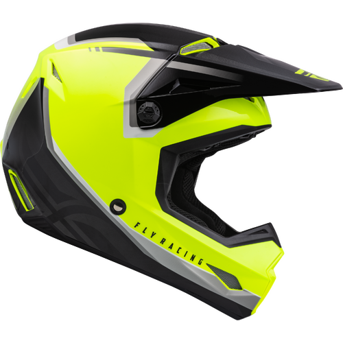 FLY 2023 Kinetic Vision Hi-Vis/Black Helmet [Size:XS]