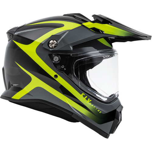 FLY 2023 Trekker Pulse Black/Hi-Vis Helmet [Size:SM]