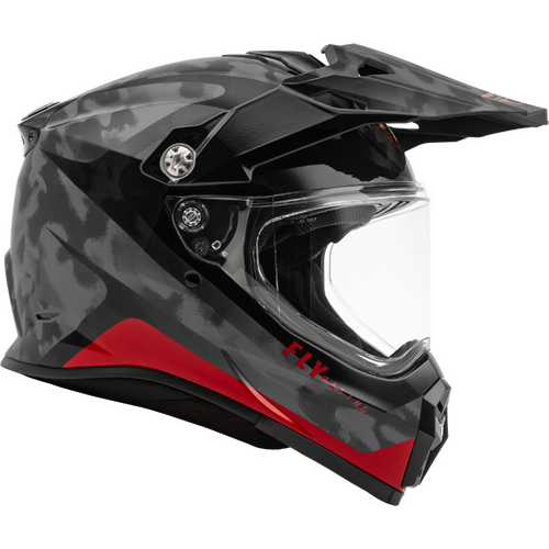 FLY 2023 Trekker Pulse Black Camo/Red Helmet [Size:SM]