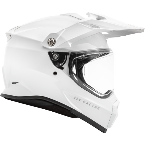 FLY 2023 Trekker White Helmet [Size:SM]