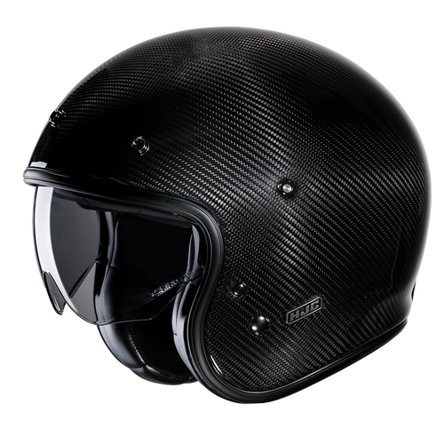 HJC V31 Solid Carbon Black Helmet [Size:SM]