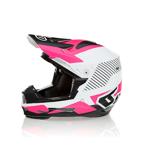 6D ATR-2Y Fusion Neon Pink Youth Helmet [Size:LG]