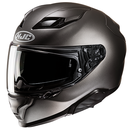 HJC F71 Semi Flat Titanium Helmet [Size:SM]