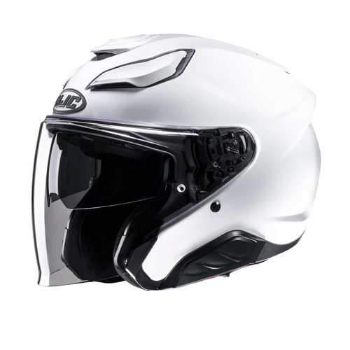 HJC F31 Pearl White Helmet [Size:MD]