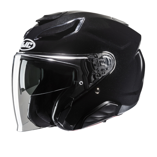 HJC F31 Metal Black Helmet [Size:MD]