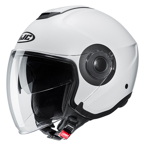HJC I40N Semi Flat Pearl White Helmet [Size:XS]