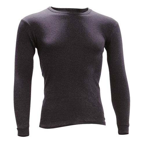 DriRider Thermal Black Merino Wool Shirt [Size:SM]