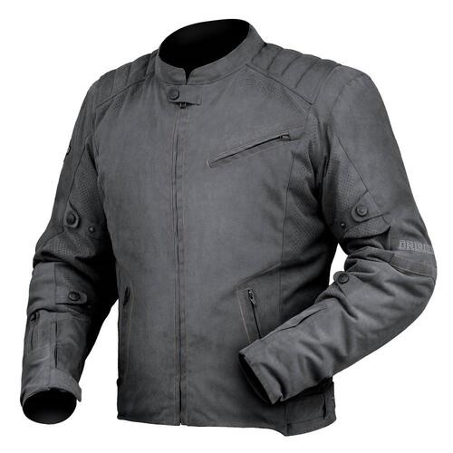 DriRider Scrambler Classic Style Black Textile Jacket [Size:XS]