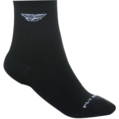 FLY Shorty Socks Black/White [Size:SM/MD]