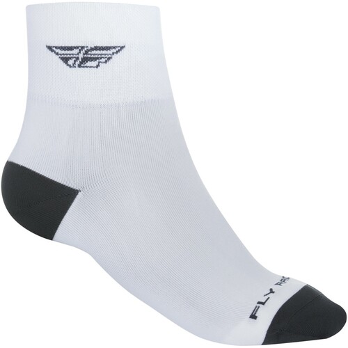 FLY Shorty Socks White/Black [Size:SM/MD]