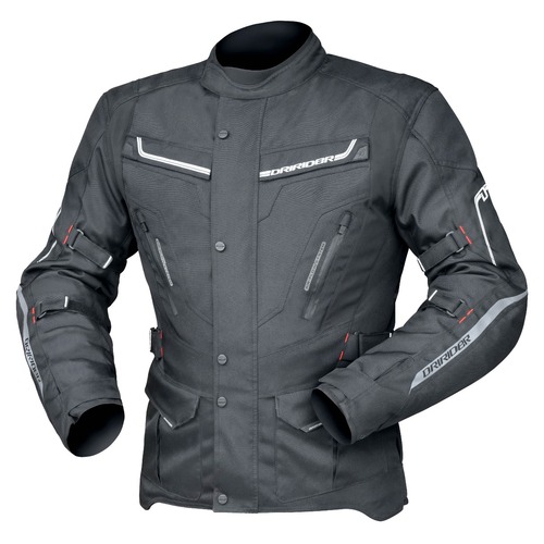 DriRider Apex 5 Black/Black Textile Jacket [Size:SM]