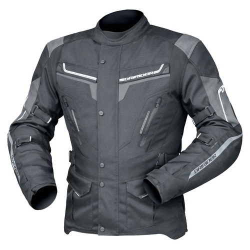 DriRider Apex 5 Black/Grey Textile Jacket [Size:SM]