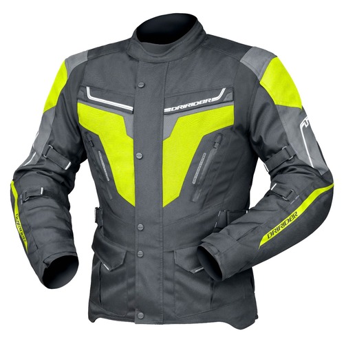 DriRider Apex 5 Black/Yellow Textile Jacket [Size:SM]