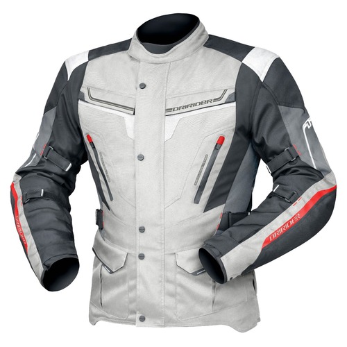 DriRider Apex 5 Grey/White/Black Textile Jacket [Size:SM]