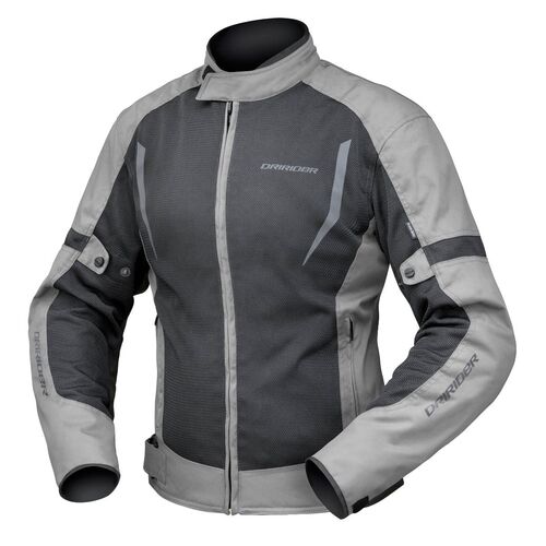 DriRider Breeze Grey Womens Textile Jacket [Size:14]