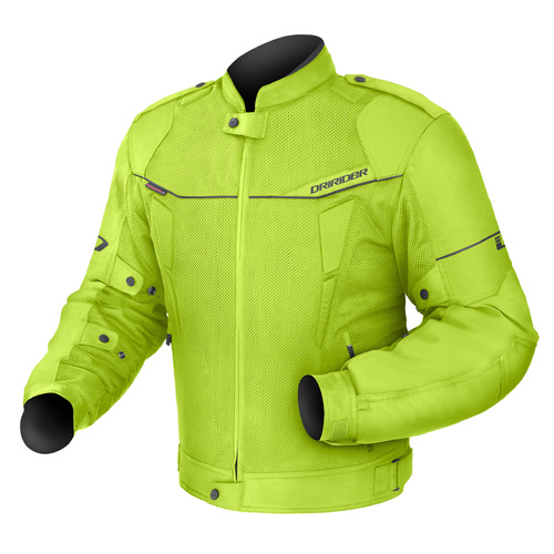 DriRider Climate Control 3 Hi-Vis Yellow Textile Jacket [Size:SM]