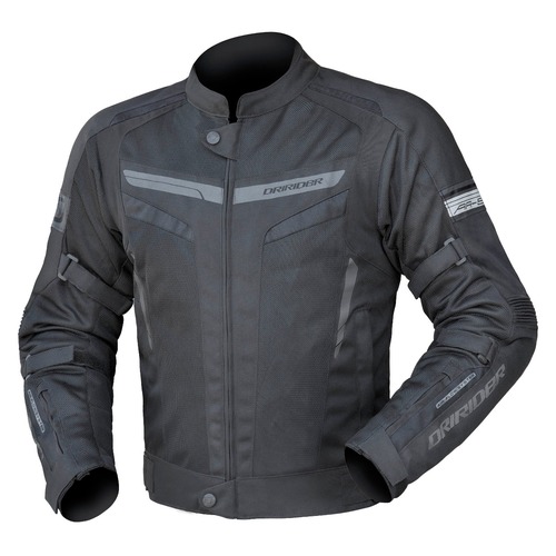 DriRider Air-Ride 5 Black/Black Textile Jacket [Size:XS]