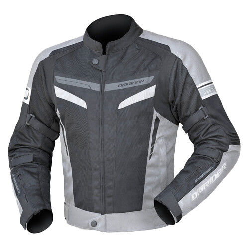 DriRider Air-Ride 5 Silver/Black Textile Jacket [Size:SM]