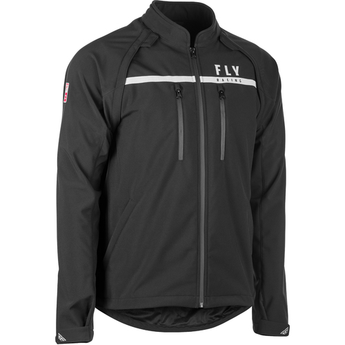FLY 2023 Patrol Softshell Black Textile Jacket [Size:SM]