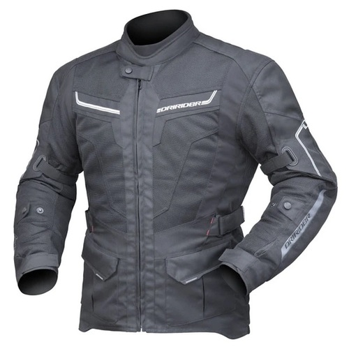 DriRider Air-Ride 5 Airflow Black Textile Jacket [Size:LG]