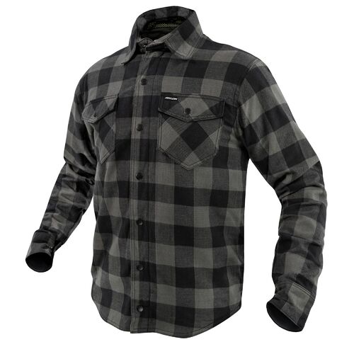 Argon Hatchet Black/Grey Flanno Textile Jacket [Size:46]