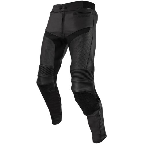 Argon Calibre Black Perforated Leather Pants [Size:30]