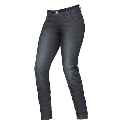 DriRider Xena Black Regular Leg Womens Protective Jeans [Size:6]