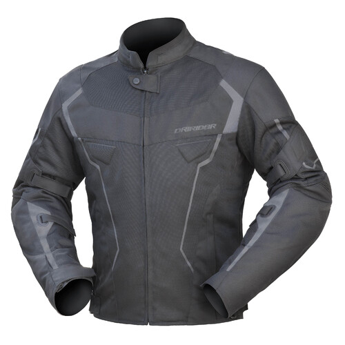 DriRider Climate Pro V Black/Grey Textile Jacket [Size:SM]