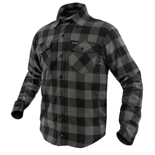 Argon Hatchet Black/Grey Womens Flanno Textile Jacket [Size:6]