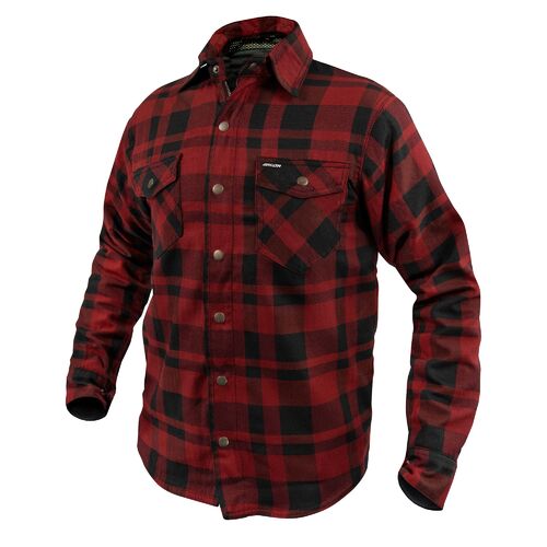 Argon Savage Black/Red Flanno Textile Jacket [Size:46]