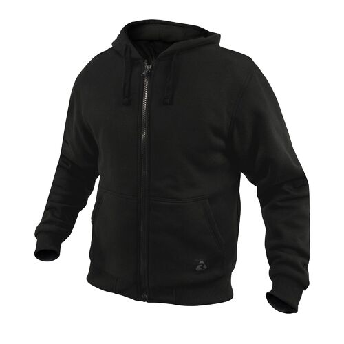 Argon Renegade Fleece Black Textile Hoodie Jacket [Size:52]