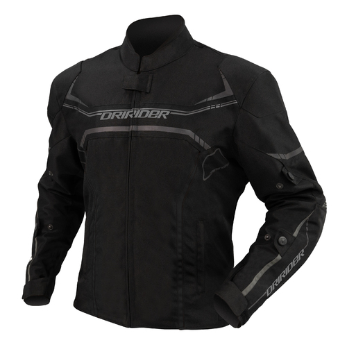 DriRider Origin Black/Black Textile Jacket [Size:XS]