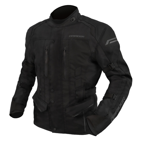 DriRider Compass 4 Black/Dark Grey Textile Jacket [Size:XS]