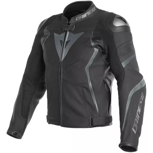 Dainese Avro 4 Matte Black/Anthracite Leather Jacket [Size:58]