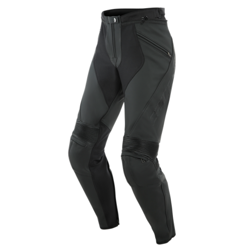 Dainese Pony 3 Lady Matte Black Womens Leather Pants [Size:42]