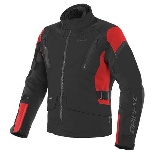 Dainese Tondale D-Dry Black/Lava Red/Black Textile Jacket [Size:48]