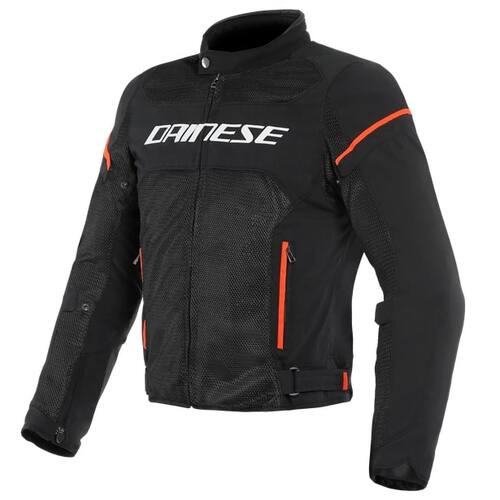 Dainese Air Frame D1 Black/White/Fluro Red Textile Jacket [Size:46]