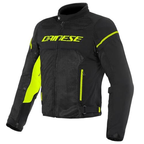 Dainese Air Frame D1 Black/Black/Fluro Yellow Textile Jacket [Size:46]