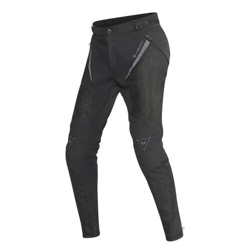 Dainese Drake Super Air Tex Lady Black/Black Womens Textile Pants [Size:50]