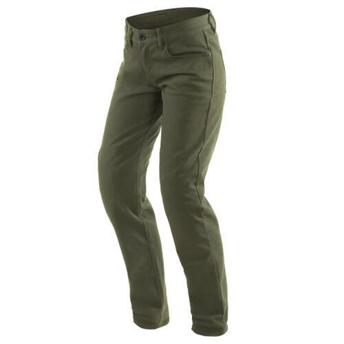 Dainese Regular Olive Womens Textile Pants [Size:26]