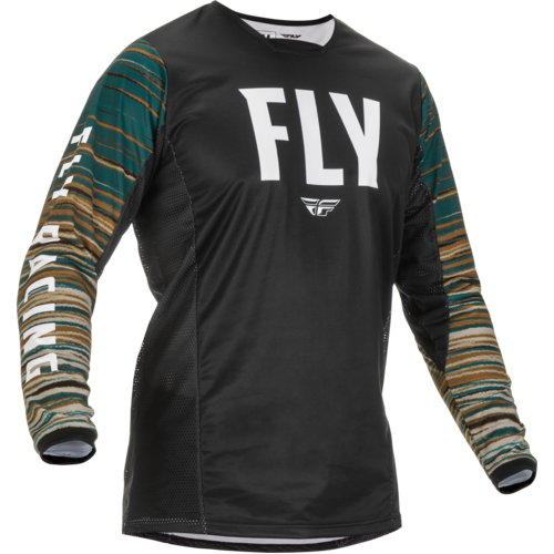 FLY 2022 Kinetic Wave Black/Rum Jersey [Size:SM]